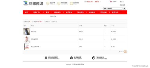 基于ssm的網上商城系統